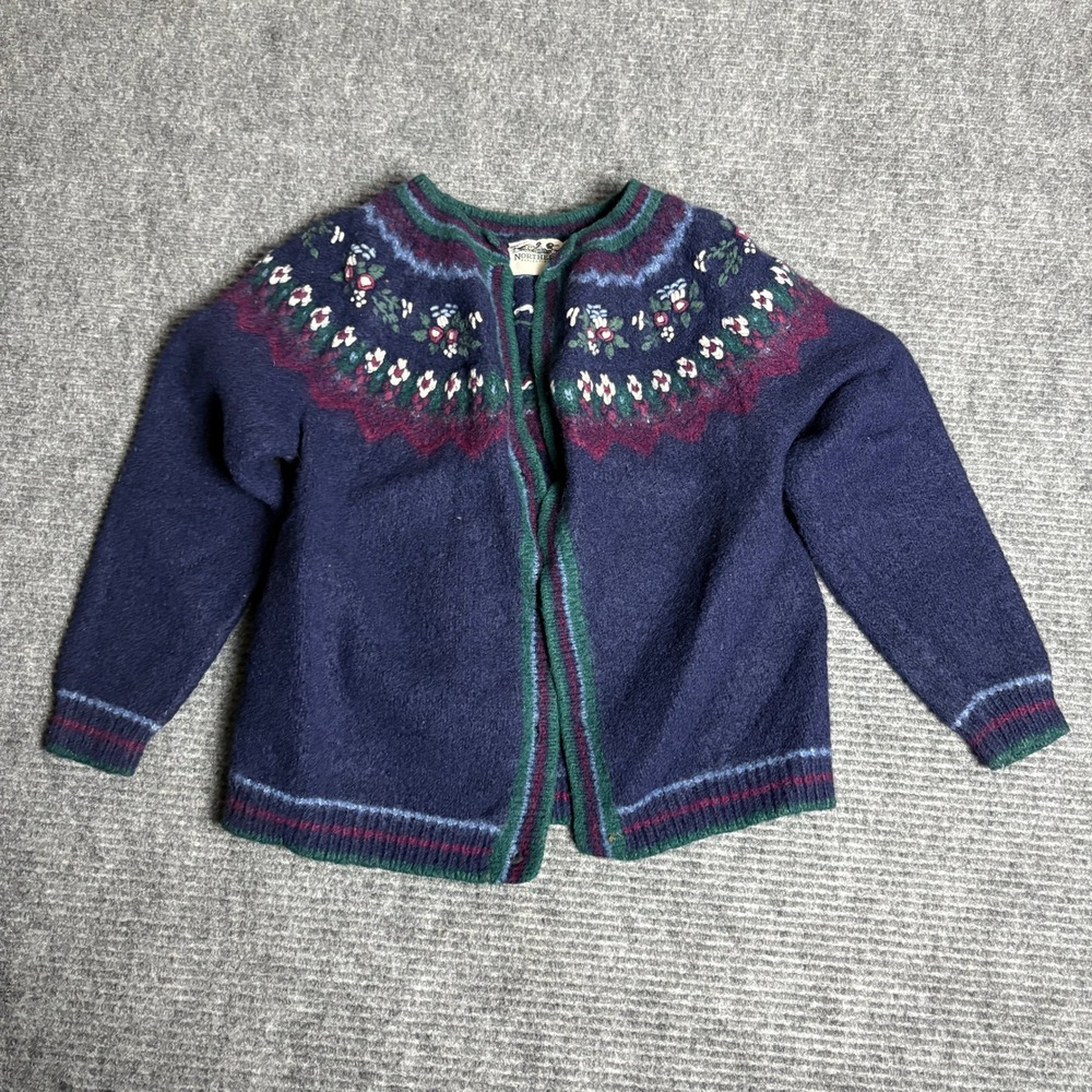Vintage‎ 90s Northern Reflections Kids Cardigan Sweater XL TG